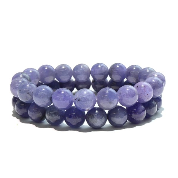 画像6: ブレス　タンザナイト＜タンザニア産＞　丸　約9.5mm　品番：18779