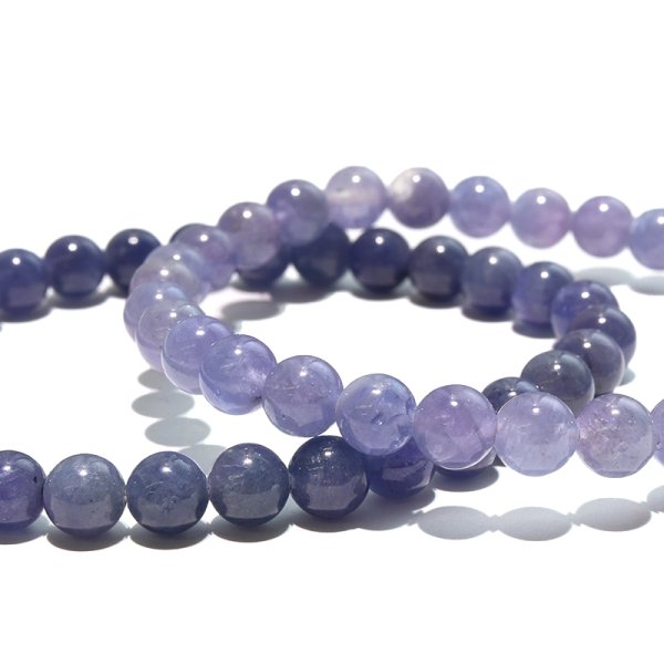 画像5: ブレス　タンザナイト＜タンザニア産＞　丸　約6mm　※ポイント対象外　品番：18780