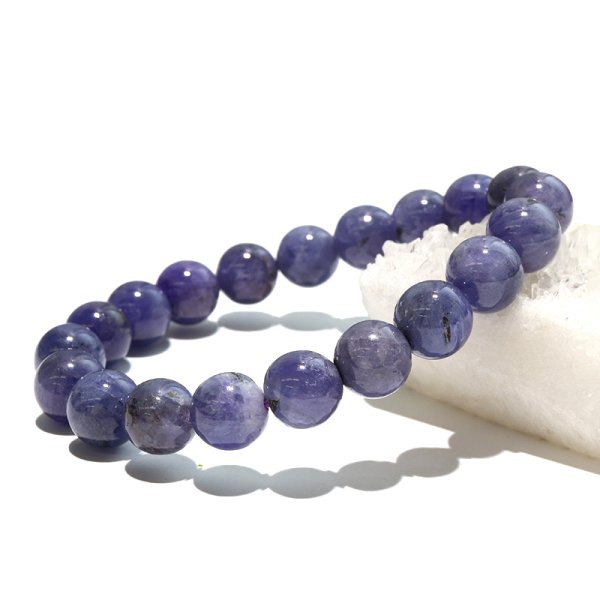画像4: ブレス　タンザナイト＜タンザニア産＞　丸　約9.5mm　品番：18779