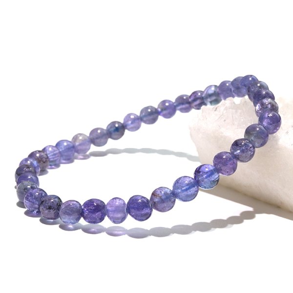 画像6: 【割引不可】ブレス　タンザナイト＜タンザニア産＞　丸　約6mm　※ポイント対象外　品番：18789