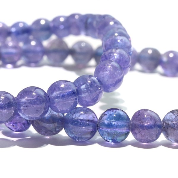 画像5: 【割引不可】ブレス　タンザナイト＜タンザニア産＞　丸　約6mm　※ポイント対象外　品番：18789