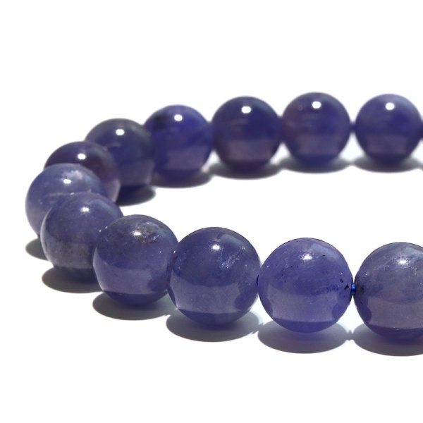 画像3: ブレス　タンザナイト＜タンザニア産＞　丸　約9.5mm　※ポイント対象外　品番：18793