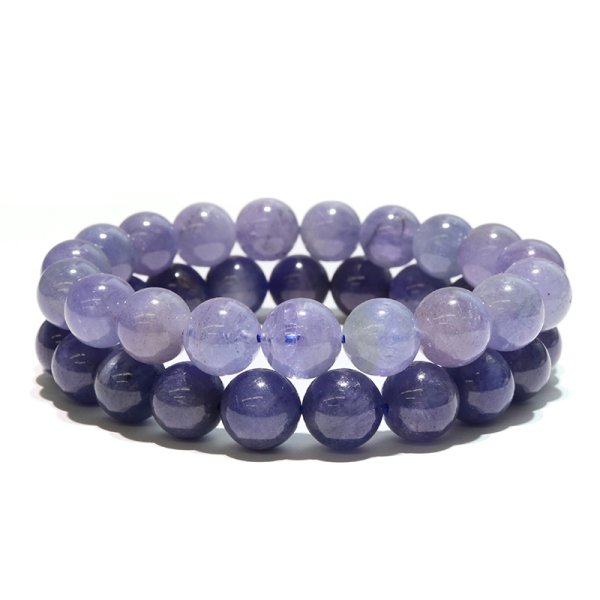 画像6: ブレス　タンザナイト＜タンザニア産＞　丸　約10mm　※ポイント対象外　品番：18792
