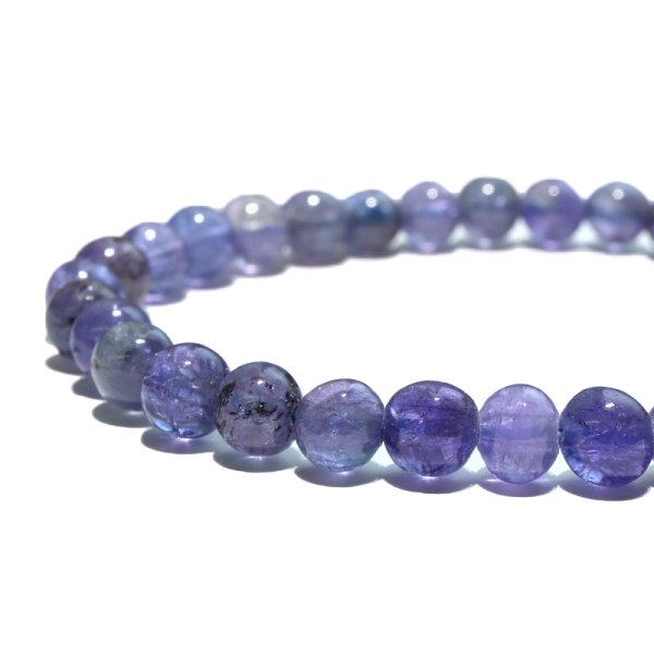 画像3: 【割引不可】ブレス　タンザナイト＜タンザニア産＞　丸　約6mm　※ポイント対象外　品番：18789