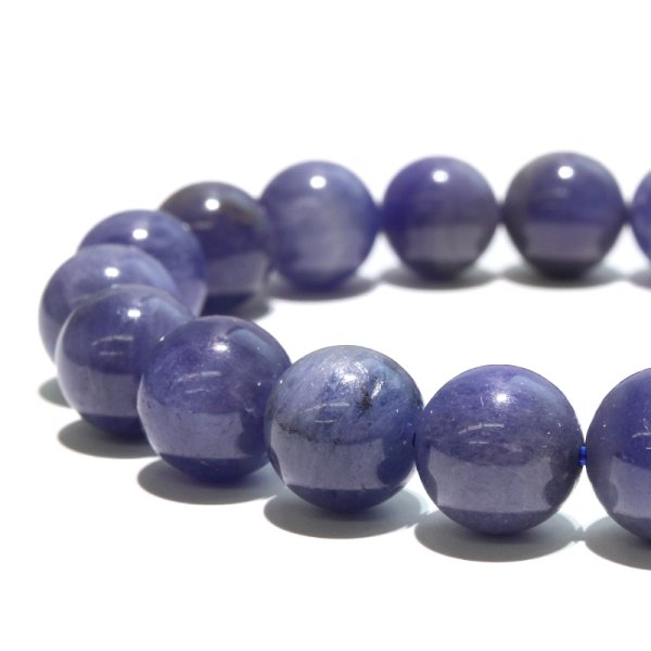 画像3: ブレス　タンザナイト＜タンザニア産＞　丸　約10mm　※ポイント対象外　品番：18792