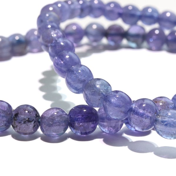 画像4: 【割引不可】ブレス　タンザナイト＜タンザニア産＞　丸　約6mm　※ポイント対象外　品番：18789