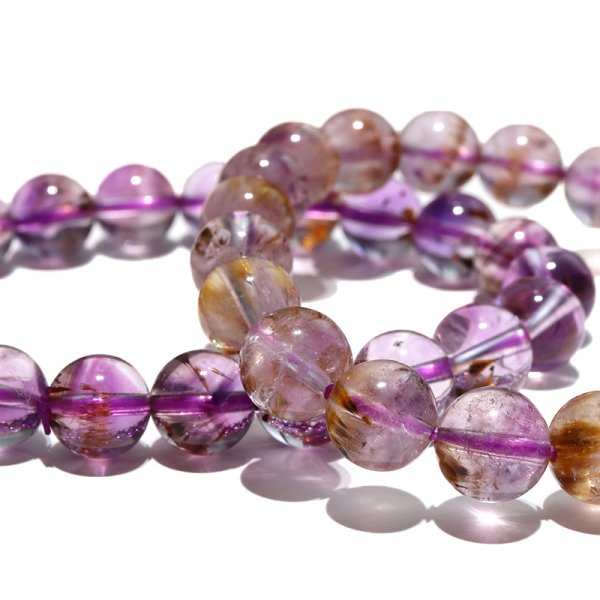 画像5: ブレス　カコクセナイトインアメジスト＜ブラジル産＞　丸　約8.5mm　品番：18814