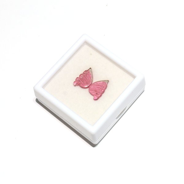 画像6: ルース　トルマリン　蝶々　約15〜19mm×12〜13mm　風水　ケース入り　品番：18849