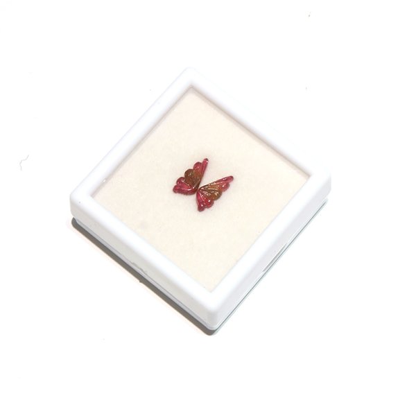 画像6: ルース　トルマリン　蝶々　約8〜11mm×8〜11mm　風水　ケース入り　品番：18854