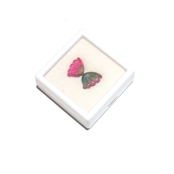 画像6: ルース　トルマリン　蝶々　約17〜18mm×17〜18mm　風水　ケース入り　品番：18845