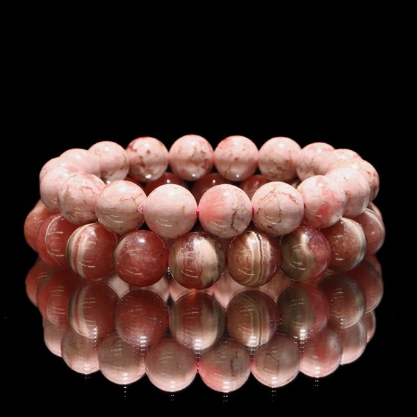 画像7: ブレス　縞インカローズ＜アルゼンチン産＞　丸　約11.5mm　品番：18863