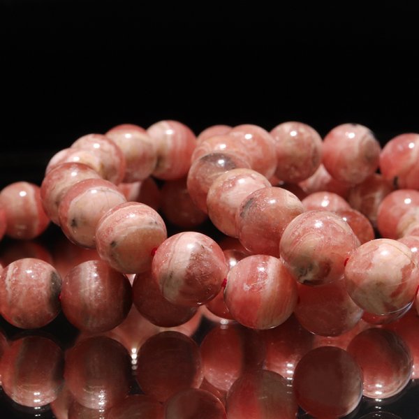 画像4: ブレス　縞インカローズ＜アルゼンチン産＞　丸　約10mm　品番：18865
