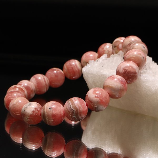 画像5: ブレス　縞インカローズ＜アルゼンチン産＞　丸　約10mm　品番：18865