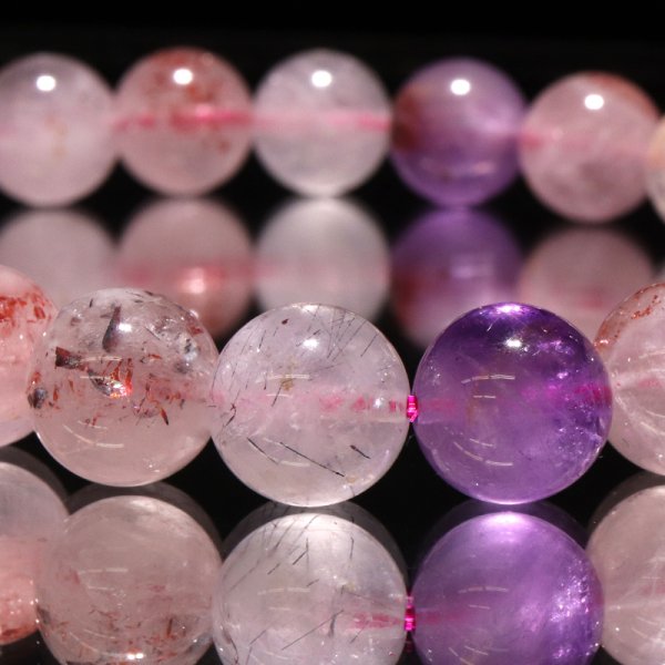 画像3: ブレス　スーパーセブン＜ブラジル産＞　丸　約9.5mm　品番：18898