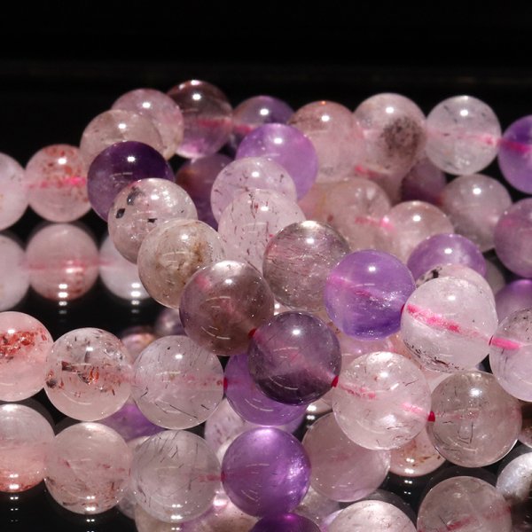 画像4: ブレス　スーパーセブン＜ブラジル産＞　丸　約9.5mm　品番：18898