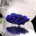 ペンダントトップ　如意　ラピスラズリ　アフガニスタン産　穴あり　風水　品番：18913