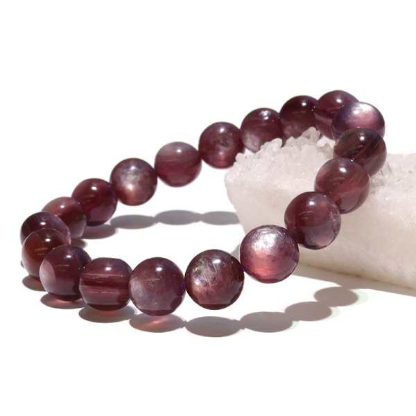 画像4: ブレス　パープルマイカ＜ブラジル産＞　丸　約11mm　品番：18919