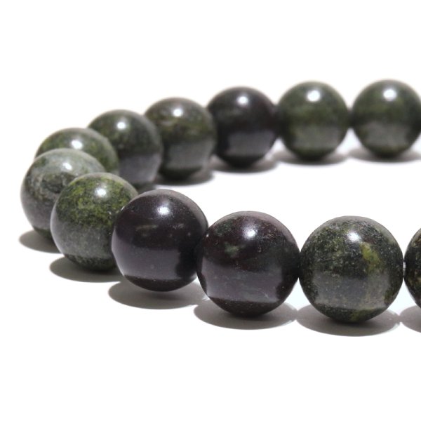 画像3: 【日本銘石】ブレス　ぶどう石＜群馬県＞　丸　約8mm　品番：18925