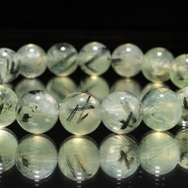 画像3: ブレス　エピドートインプレナイト＜オーストラリア産＞　丸　約10mm　品番：18948