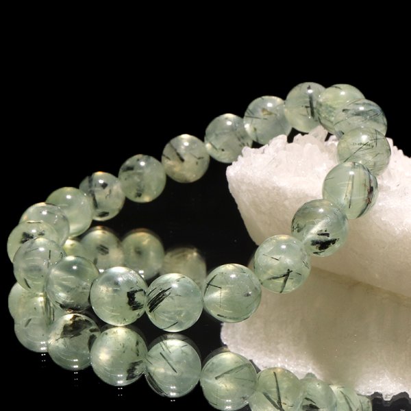 画像5: ブレス　エピドートインプレナイト＜オーストラリア産＞　丸　約10mm　品番：18948