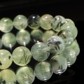 ブレス　エピドートインプレナイト＜オーストラリア産＞　丸　約9.5mm　品番：18949