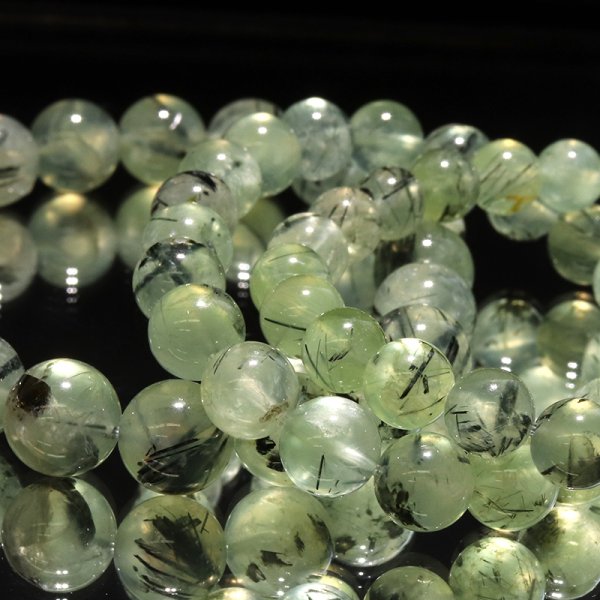 画像4: ブレス　エピドートインプレナイト＜オーストラリア産＞　丸　約10mm　品番：18948