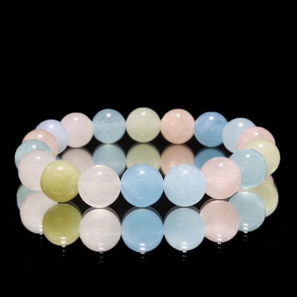 画像6: ブレス　MIXベリル＜ブラジル産＞　丸　約10.5mm　品番：18945