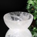 置物　水晶　小鉢　お椀　ブラジル産　クォーツ　品番：18992