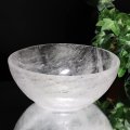 置物　水晶　小鉢　お椀　ブラジル産　クォーツ　品番：18988