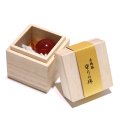丸玉　赤メノウ　約25mm　山梨研磨　ブラジル産　赤瑠璃　品番：19003