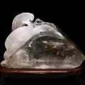 【一点物】置物　ガーデンクォーツ　蛇　ブラジル産　品番：19006