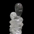 【一点物】置物　ガーデンクォーツ　蛇　ブラジル産　干支　巳　品番：19044