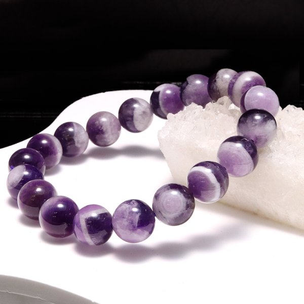 画像5: ブレス　シェブロンアメジスト＜ブラジル産＞　丸　約10mm　品番：19064