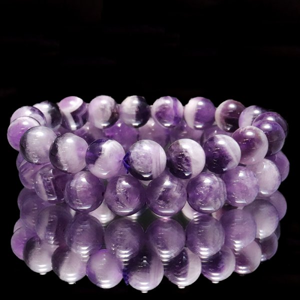 画像6: ブレス　シェブロンアメジスト＜ブラジル産＞　丸　約10mm　品番：19064