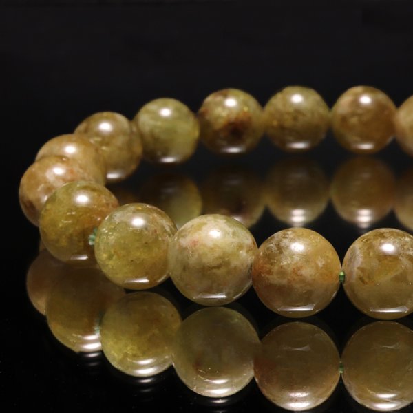 画像3: 【売切50%OFF（表示価格が割引後の金額）】ブレス　グリーンガーネット＜ブラジル産＞　丸　約8mm　品番：19128