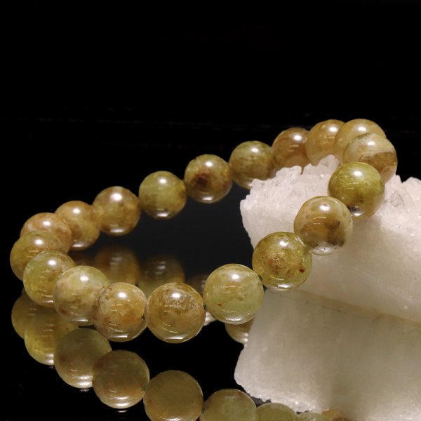 画像6: 【売切50%OFF（表示価格が割引後の金額）】ブレス　グリーンガーネット＜ブラジル産＞　丸　約8mm　品番：19128