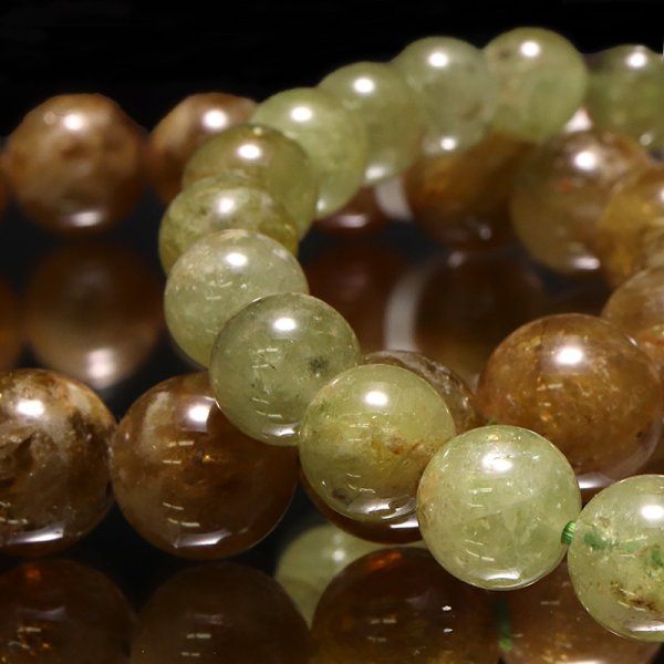 画像5: 【売切50%OFF（表示価格が割引後の金額）】ブレス　グリーンガーネット＜ブラジル産＞　丸　約8mm　品番：19128