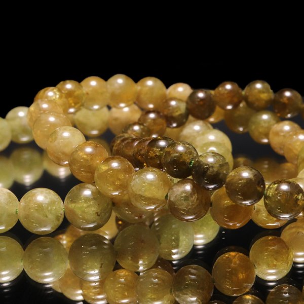 画像4: 【売切50%OFF（表示価格が割引後の金額）】ブレス　グリーンガーネット＜ブラジル産＞　丸　約8mm　品番：19128