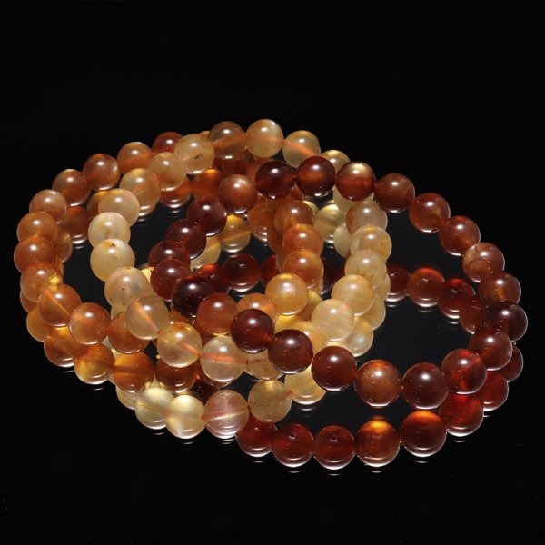 画像5: 【売切50%OFF（表示価格が割引後の金額）】ブレス　天然フェルドスパープラジオクレースムーンストーン＜チベット産＞　丸　約9mm　品番：19138