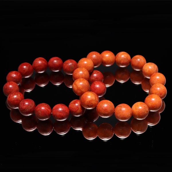 画像5: 【売切50%OFF（表示価格が割引後の金額）】ブレス　天然山サンゴ＜インドネシア産＞　Aランク　丸　約12mm　品番：19134