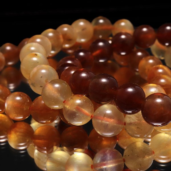 画像4: 【売切50%OFF（表示価格が割引後の金額）】ブレス　天然フェルドスパープラジオクレースムーンストーン＜チベット産＞　丸　約10mm　品番：17209