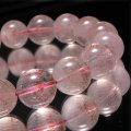 ブレス　ピンクゲーサイトインクォーツ＜ブラジル産＞　丸　約12mm　品番：19143