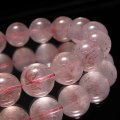 ブレス　ピンクゲーサイトインクォーツ＜ブラジル産＞　丸　約11.5mm　品番：19144