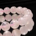 ブレス　セリサイトインローズクォーツ＜マダガスカル産＞　丸　約10mm　品番：19159