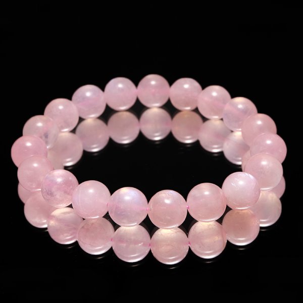 画像6: ブレス　染ピンクムーンストーン＜スリランカ産＞　丸　約10mm　品番：19196