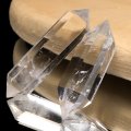 水晶　ダブルポイント　ブラジル産　約13〜16g　品番：19209
