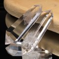 水晶　ダブルポイント　ブラジル産　約20〜25g　品番：19207