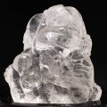 【一点物】彫り物　水晶　龍　ブラジル産　台付き　品番：19224