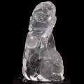 【一点物】彫り物　水晶　龍　ブラジル産　台付き　品番：19234