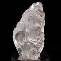 【一点物】彫り物　水晶　龍　ブラジル産　台付き　品番：19222